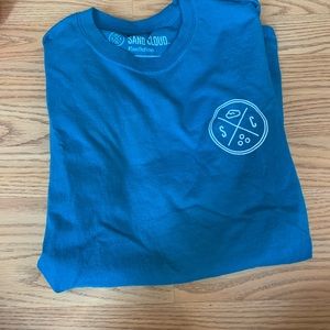 Ocean blue Sandcloud T-shirt sized medium